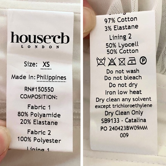 NEW House of CB Catalina Top White XS - Picture 17 of 17